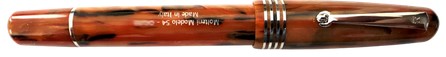 Modelo M54 - Molteni Modelo M54 Terracotta Piston Filler Jowo Steel Fountain Pen 